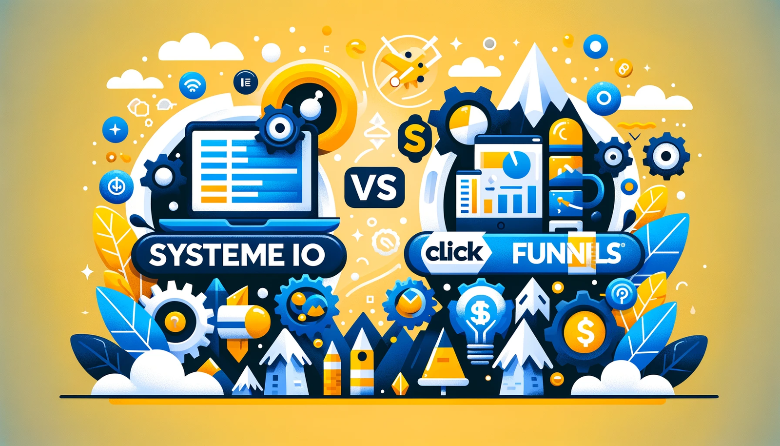 You are currently viewing Systeme io vs ClickFunnels: Comprehensive Comparison for Online Marketers
